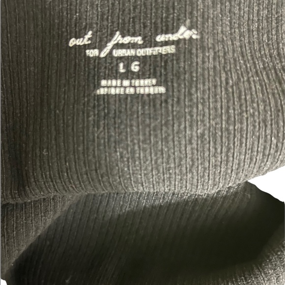Out from under urban outfitters womens black ribbed bodysuit. Size large. - Picture 9 of 9